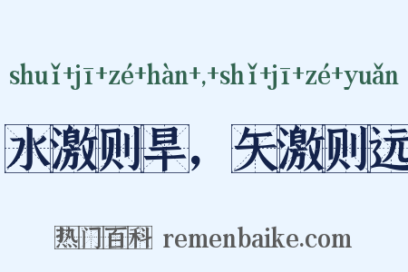 水激则旱，矢激则远是什么意思的图片